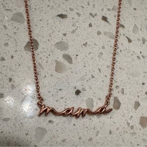 Gold Dainty mama Adjustable Necklace
